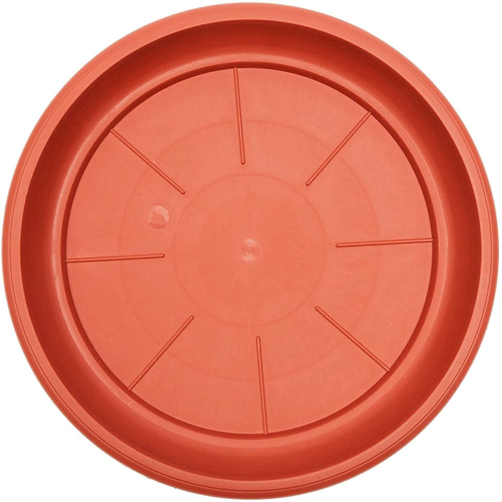 Heavy Duty Plastic Plant Saucer - 8 Inch Round Flower Pot Drip Tray, Durable Flowerpot Base for Indoor/Outdoor Use, Water Catcher for Potted Plants, Easy to Clean, Black B