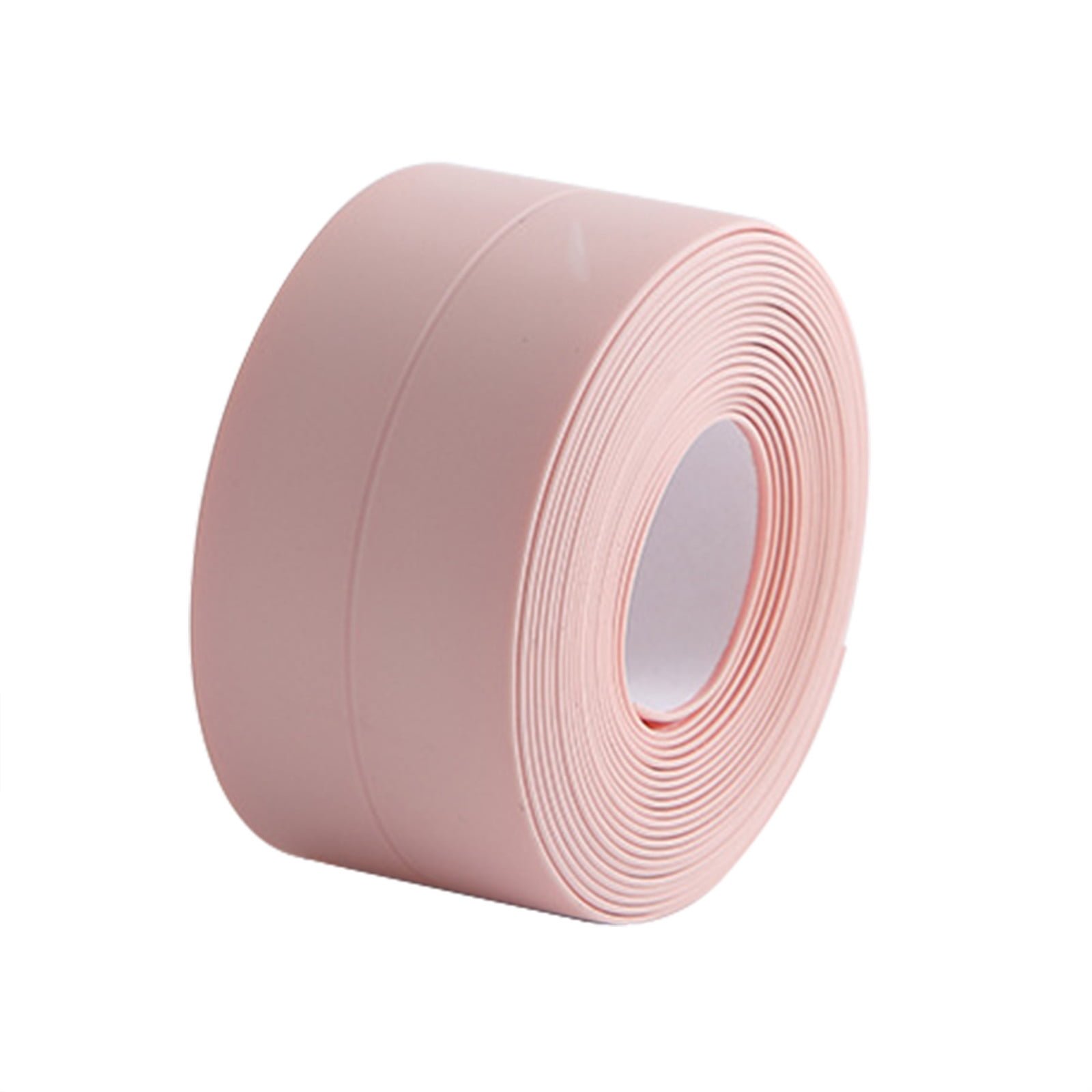 Kitchen & Bathroom Mildew-Proof Caulk Tape,PE Self-Adhesive Waterproof Sealing Strip for Bathtub, Shower & Toilet,Waterproof Caulk Strip, Bathroom Caulk Tape, Kitchen Sealing Tape(Grey) Pink