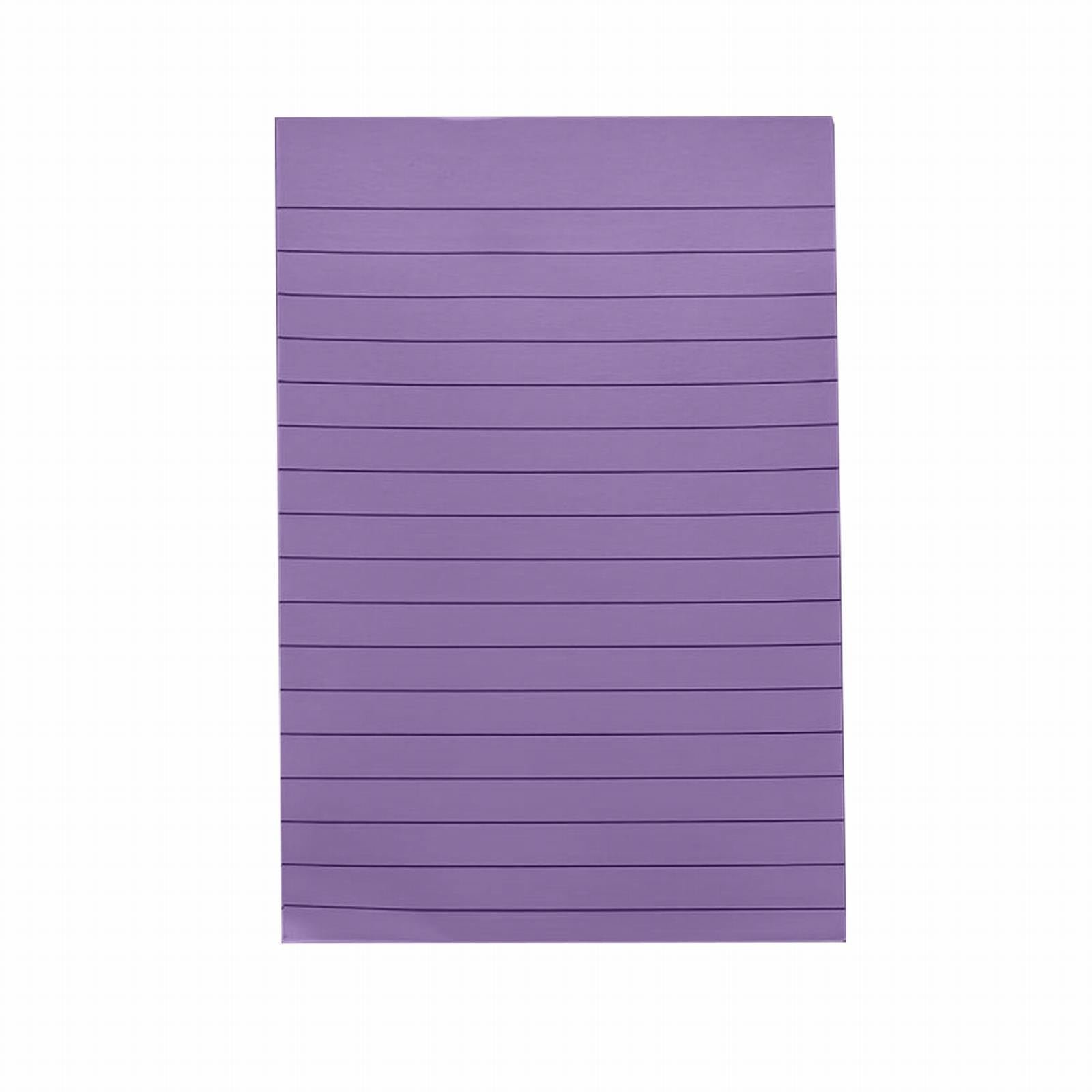 1 Pack Lined Sticky Notes 4X6 in Post, 8 Pastel Colors Large Ruled Post Sticky Colorful Super Sticking Power Memo Pads Strong Adhesive, Sticky Notes with Lines Office, Home, 50 Sheets/pad(B) B