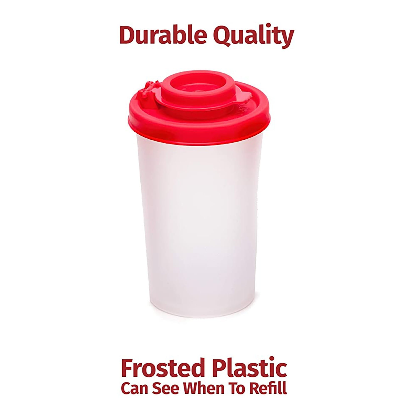 Salt And Pepper Shakers Moisture Proof,Plastic Salt Shakers,Salt Shaker To Go Camping Picnic Outdoors Kitchen Lunch Boxes Travel Spice Set Clear With Red Covers Lids Plastic Airtight Dispenser,1PCS 3PCS - V1189-LWWAL-20260401-06629 Salt And Pepper Shakers Moisture Proof,Plastic Salt Shakers,Salt Shaker To Go Camping Picnic Outdoors Kitchen Lunch Boxes Travel Spice Set Clear With Red Covers Lids Plastic Airtight Dispenser,1PCS 3PCS - Image 4