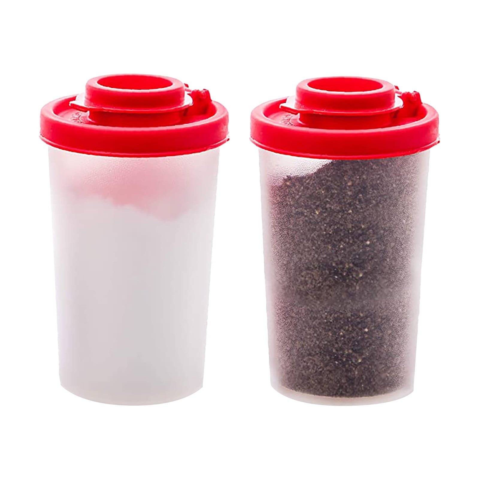 Salt And Pepper Shakers Moisture Proof,Plastic Salt Shakers,Salt Shaker To Go Camping Picnic Outdoors Kitchen Lunch Boxes Travel Spice Set Clear With Red Covers Lids Plastic Airtight Dispenser,1PCS 3PCS - V1189-LWWAL-20260401-06629 Salt And Pepper Shakers Moisture Proof,Plastic Salt Shakers,Salt Shaker To Go Camping Picnic Outdoors Kitchen Lunch Boxes Travel Spice Set Clear With Red Covers Lids Plastic Airtight Dispenser,1PCS 3PCS - Image 5
