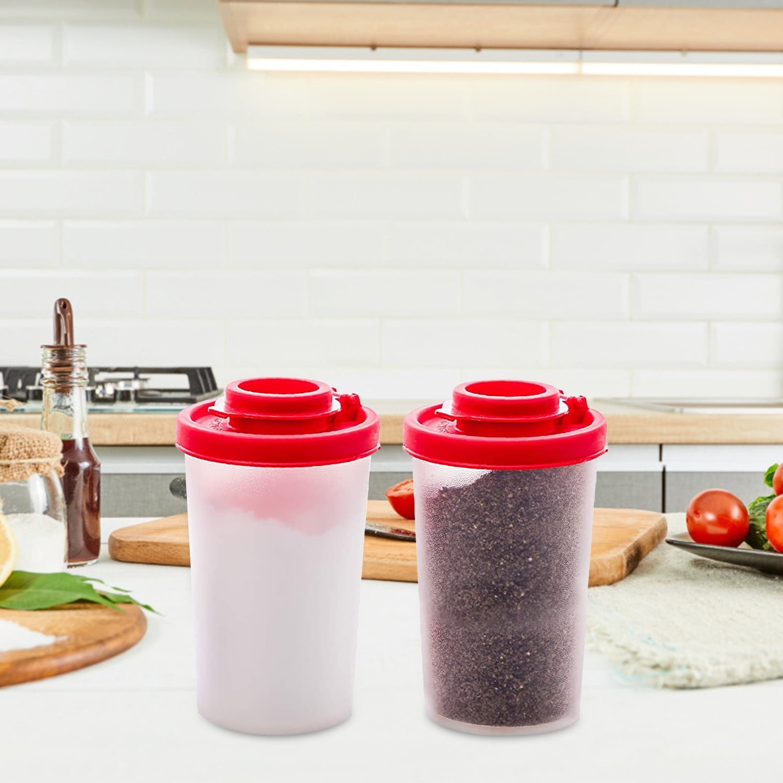 Salt And Pepper Shakers Moisture Proof,Plastic Salt Shakers,Salt Shaker To Go Camping Picnic Outdoors Kitchen Lunch Boxes Travel Spice Set Clear With Red Covers Lids Plastic Airtight Dispenser,1PCS 3PCS - V1189-LWWAL-20260401-06629 Salt And Pepper Shakers Moisture Proof,Plastic Salt Shakers,Salt Shaker To Go Camping Picnic Outdoors Kitchen Lunch Boxes Travel Spice Set Clear With Red Covers Lids Plastic Airtight Dispenser,1PCS 3PCS - Image 7