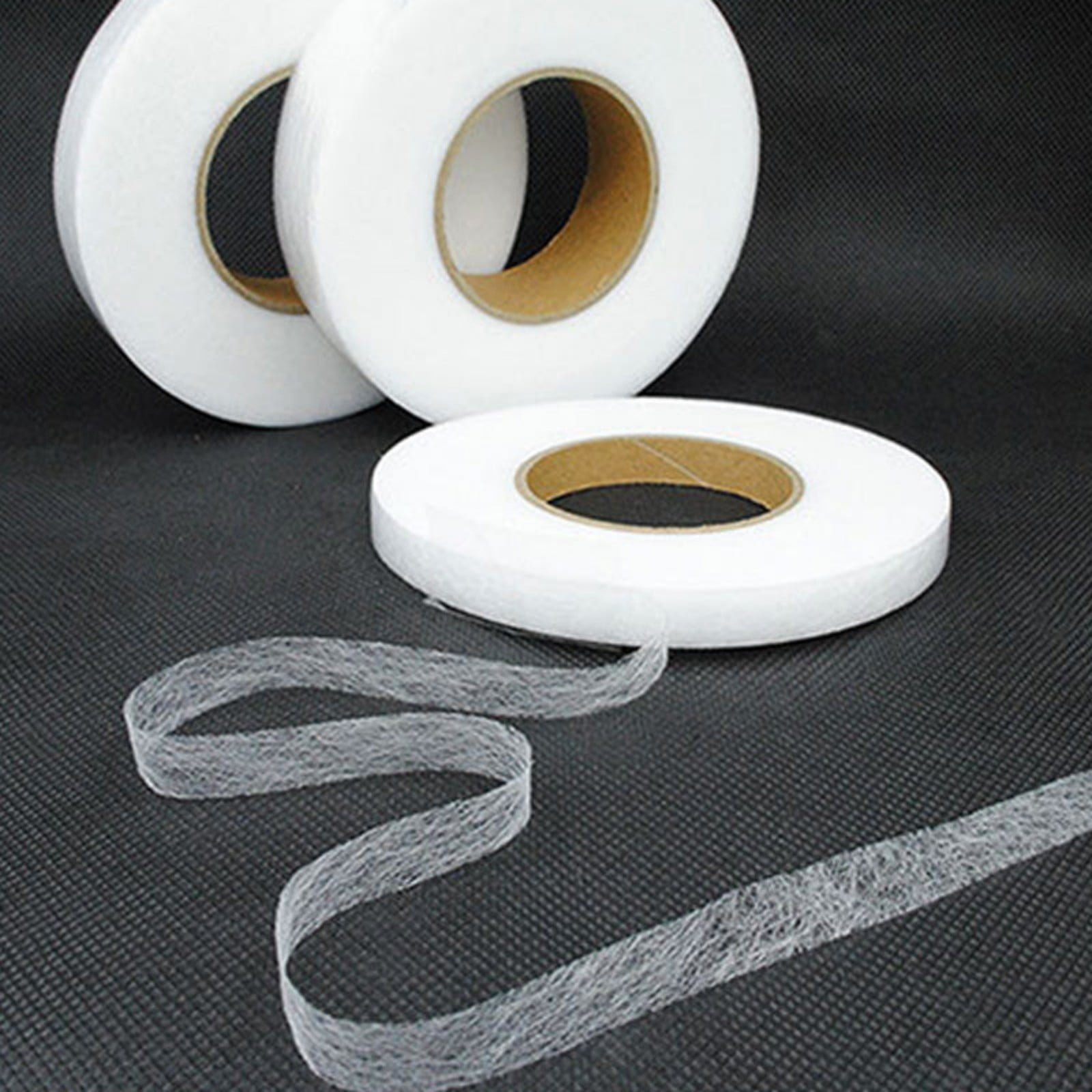 White No Sew Hemming Tape Double Sided,No Sewing Hemming Tape,Fabric Adhesive Tape,Fabric Tape For Hemming,No Sew Hemming Tapes For Pants Curtains Dresses Clothes Fabric Crafting Projects,1.5 cm 2 cm White - V1189-LWWAL-20260401-06865 White No Sew Hemming Tape Double Sided,No Sewing Hemming Tape,Fabric Adhesive Tape,Fabric Tape For Hemming,No Sew Hemming Tapes For Pants Curtains Dresses Clothes Fabric Crafting Projects,1.5 cm 2 cm White - Image 3