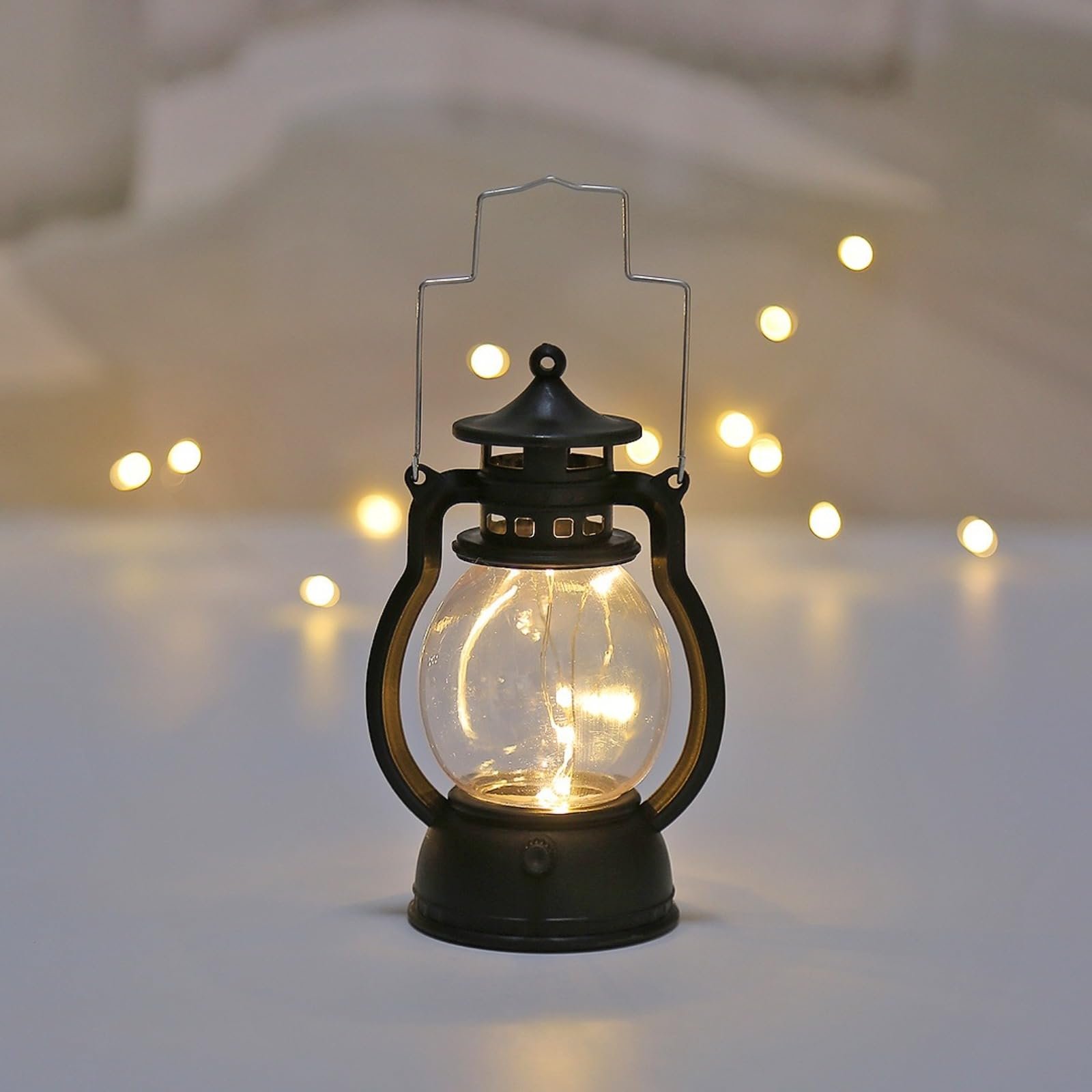 Battery operated candles - LED candles - candles - Hangable - Retro decorations - Christmas candles - LED candles with moving flame - Rituals products - candle stand - rechargeable candles - moving battery candles - Black
