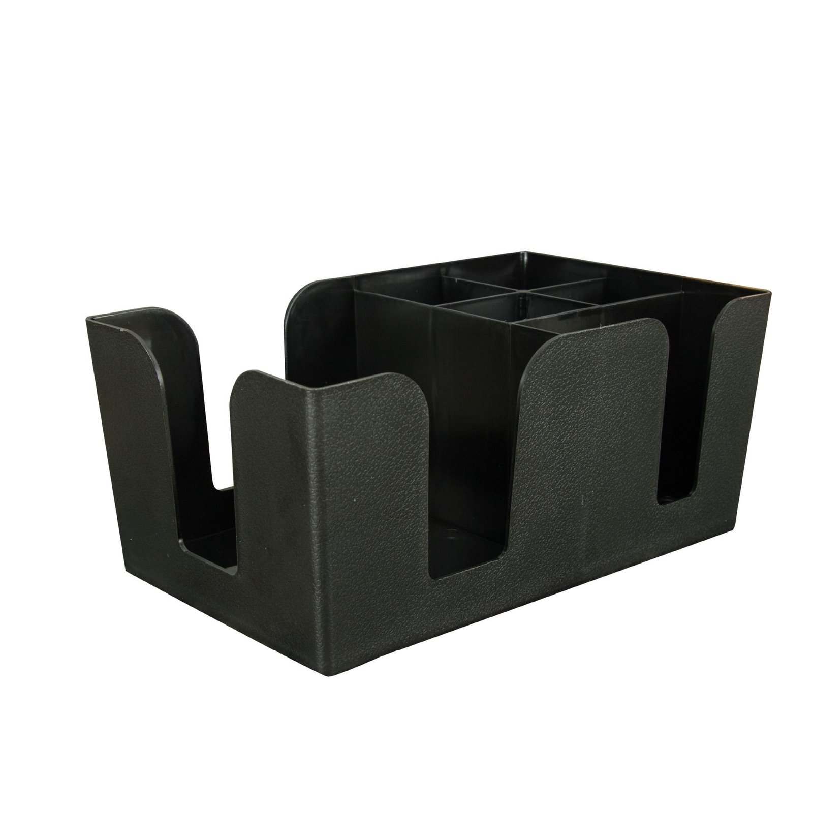 Multi functional tissue box, bar counter, straw box, storage mixing bar, storage box, KTV storage box（Black）