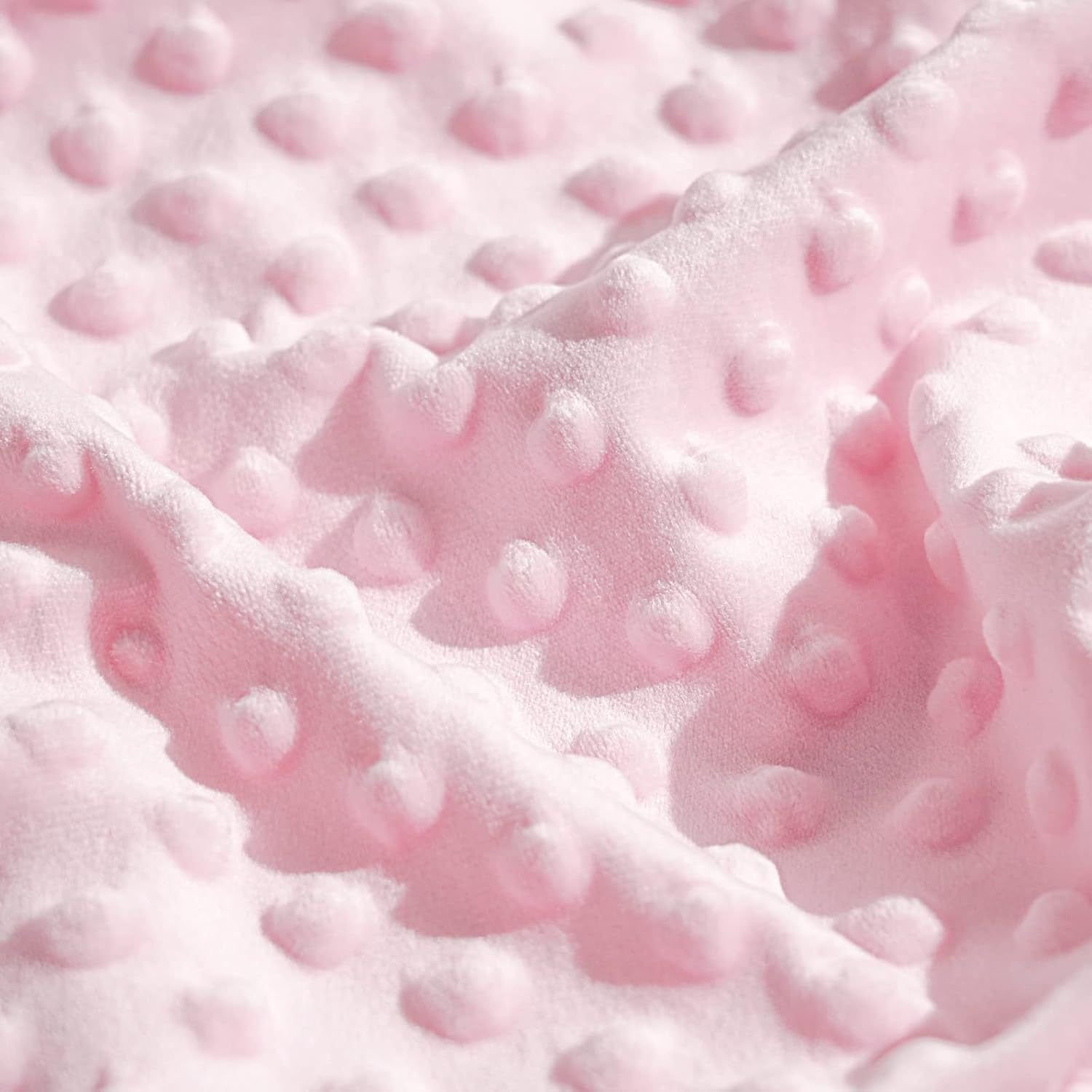 Baby Blanket for Girls, Soft Crib Blanket 95*75cm, Newborn Blankets for Nursery, Stroller, Toddler Bed, Carseat, Double Layer, Pink - V1192-AZ-W-7214 Baby Blanket for Girls, Soft Crib Blanket 95*75cm, Newborn Blankets for Nursery, Stroller, Toddler Bed, Carseat, Double Layer, Pink - Image 4