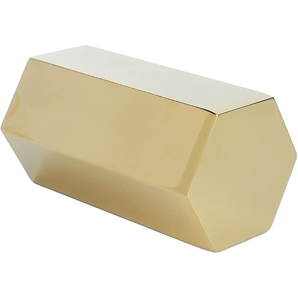 Pen Holder, Gold Pen Holder Sixsided Vase Hexagonal Nordic Stainless Steel Metal Golden Container Stainless Alloy Ornaments Make Up Organizer Gold Pencil Holders - V1192-AZ-W-7489 Pen Holder, Gold Pen Holder Sixsided Vase Hexagonal Nordic Stainless Steel Metal Golden Container Stainless Alloy Ornaments Make Up Organizer Gold Pencil Holders - Image 2