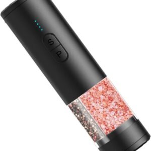 Electric salt and pepper grinder, touch operation accuracy grinding, household chef electric pepper grinder, Electric Salt and Pepper Grinder Set 2 in 1,
