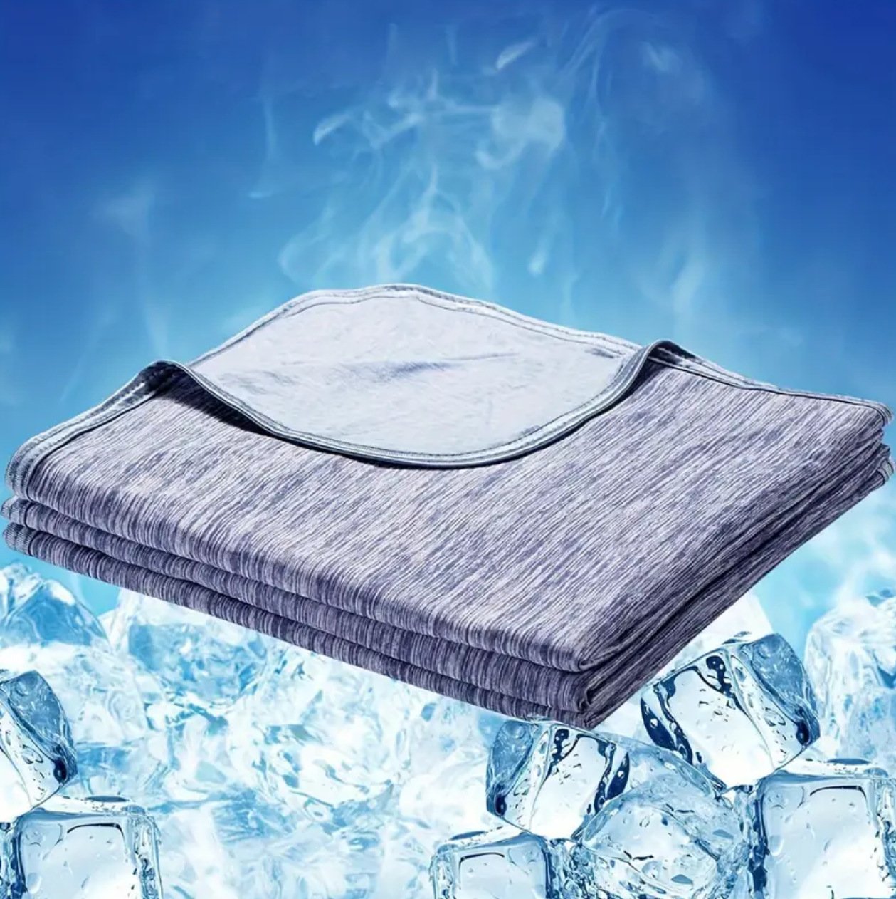 Sky Blue Blanket - 150x200cm Soft Warm Throw for Beds, Sofas & Living Spaces - V1192-D32 Sky Blue Blanket - 150x200cm Soft Warm Throw for Beds, Sofas & Living Spaces - Image 2