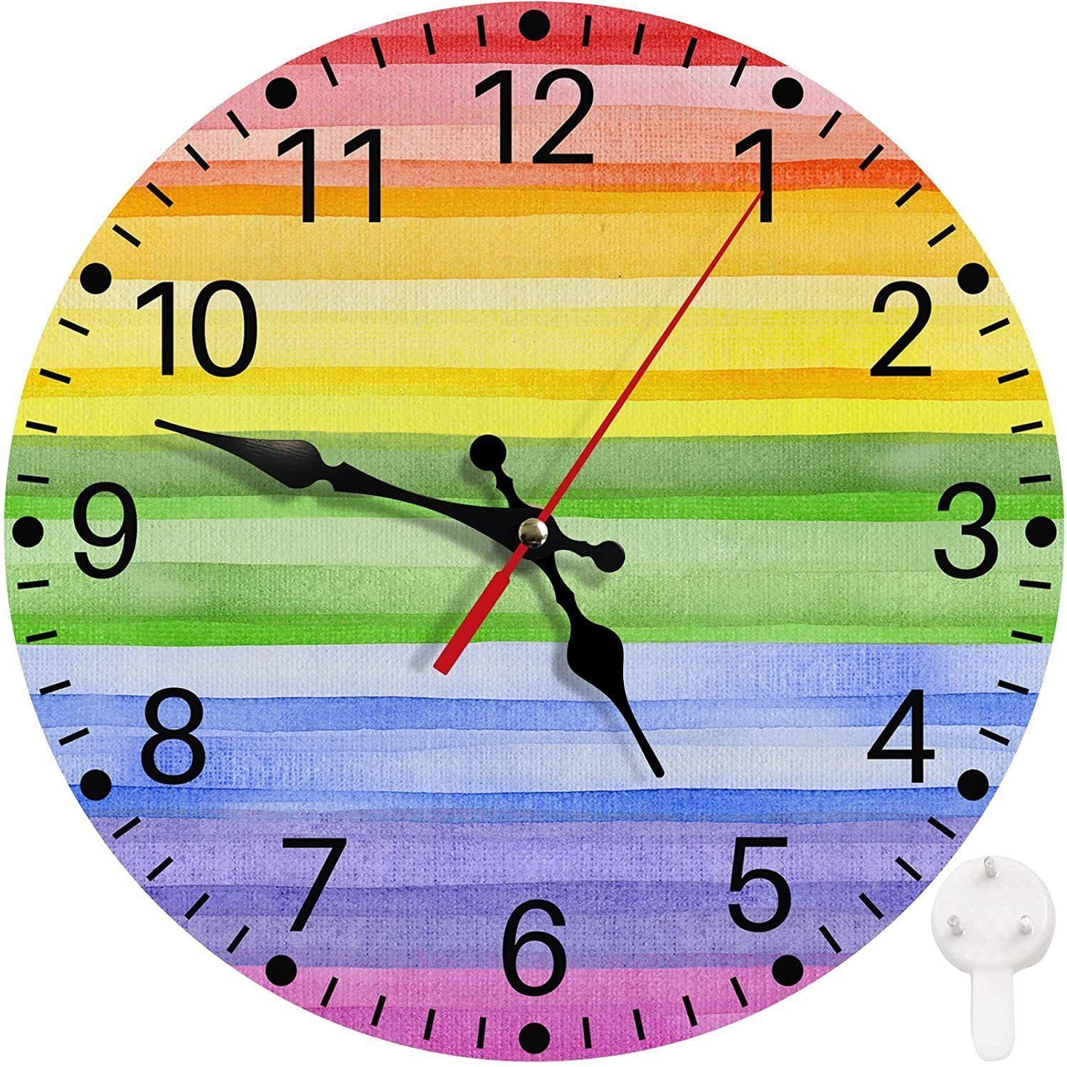 Wooden Wall Clock No.9, 10 Inch
