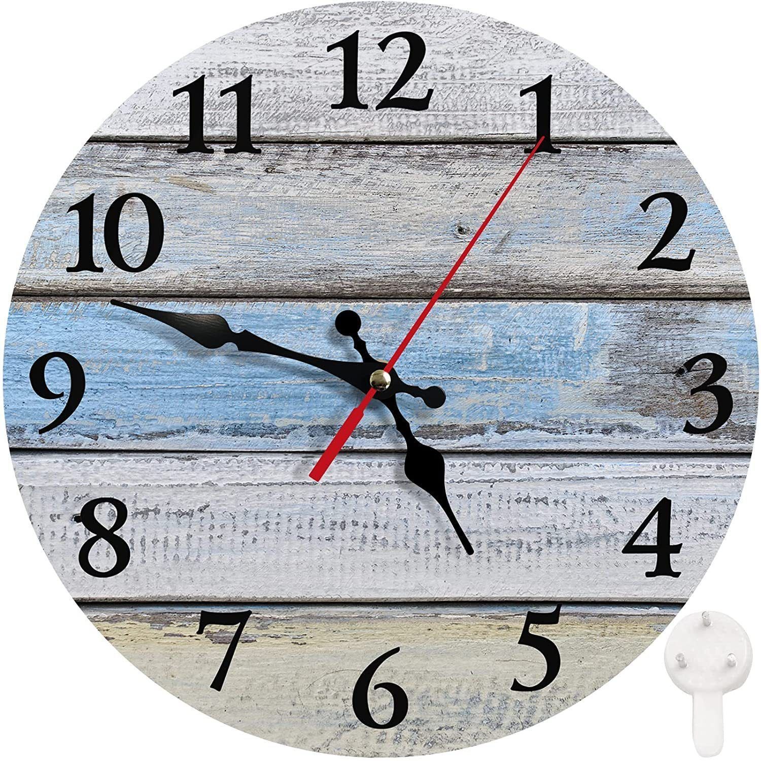 Wooden Wall Clock No.14, 10 Inch