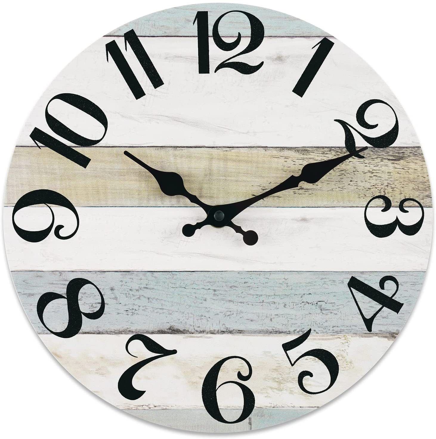 Wooden Wall Clock No.17, 10 Inch