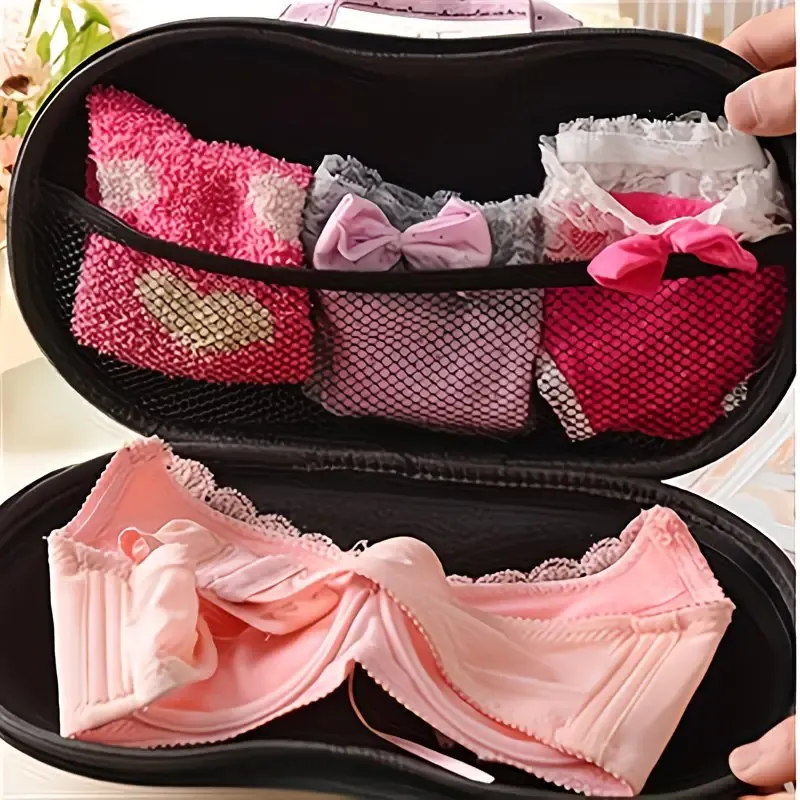 Fashionable EVA Bra Travel Storage Bag: Large Capacity Portable with Lid, Compression Resistant Anti Deformation, Essential for Business Trips, Beautiful and Practical/leopard print - V1232-BRSNB-EVA-003 Fashionable EVA Bra Travel Storage Bag: Large Capacity Portable with Lid, Compression Resistant Anti Deformation, Essential for Business Trips, Beautiful and Practical/leopard print - Image 7