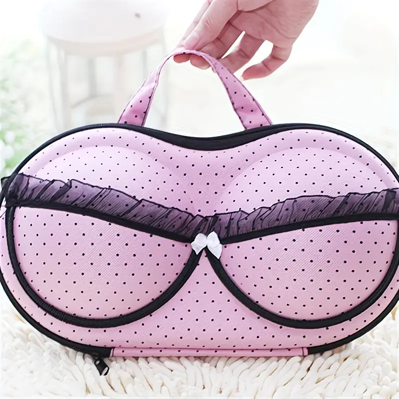 Fashionable EVA Bra Travel Storage Bag: Large Capacity Portable with Lid, Compression Resistant Anti Deformation, Essential for Business Trips, Beautiful and Practical/leopard print - V1232-BRSNB-EVA-003 Fashionable EVA Bra Travel Storage Bag: Large Capacity Portable with Lid, Compression Resistant Anti Deformation, Essential for Business Trips, Beautiful and Practical/leopard print - Image 9