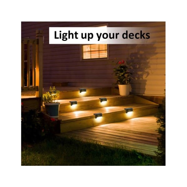 16-Pack Solar Lights for Outdoor Use, Waterproof LED Solar Lights for Stairs, Fence, Garden, Patio and Walkway 16pcs 16psc - V1237-ZY-203-1553 16-Pack Solar Lights for Outdoor Use, Waterproof LED Solar Lights for Stairs, Fence, Garden, Patio and Walkway 16pcs 16psc - Image 4