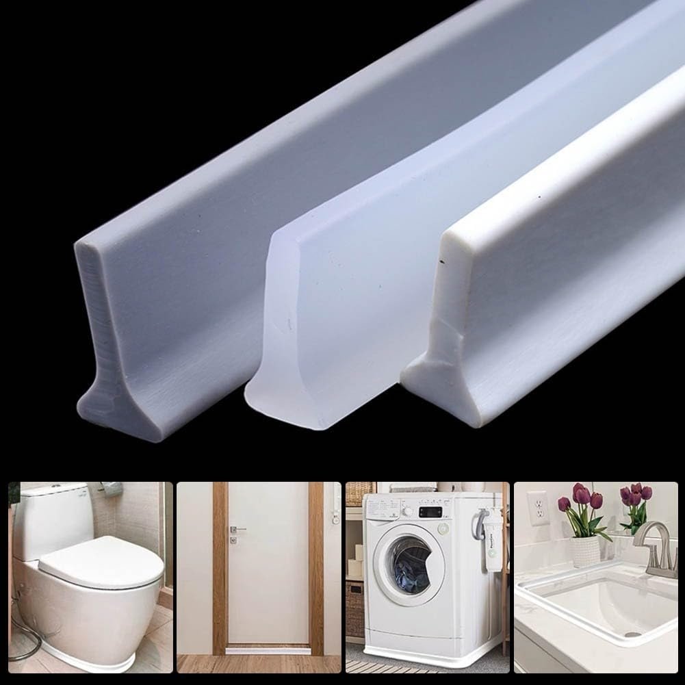 Shower Threshold / Water Barrier – Self-adhesive shower strip – 2m Grey - V1237-ZY-203-4242 Shower Threshold / Water Barrier – Self-adhesive shower strip – 2m Grey - Image 4