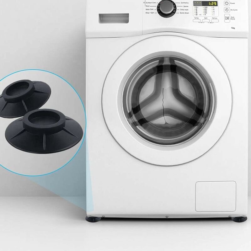 4-piece vibration-damping washing machine mat - prevent washing machine from moving - vibration-damping washing machine pads for washing machines and dryers - V1237-ZY-203-4403 4-piece vibration-damping washing machine mat - prevent washing machine from moving - vibration-damping washing machine pads for washing machines and dryers - Image 4