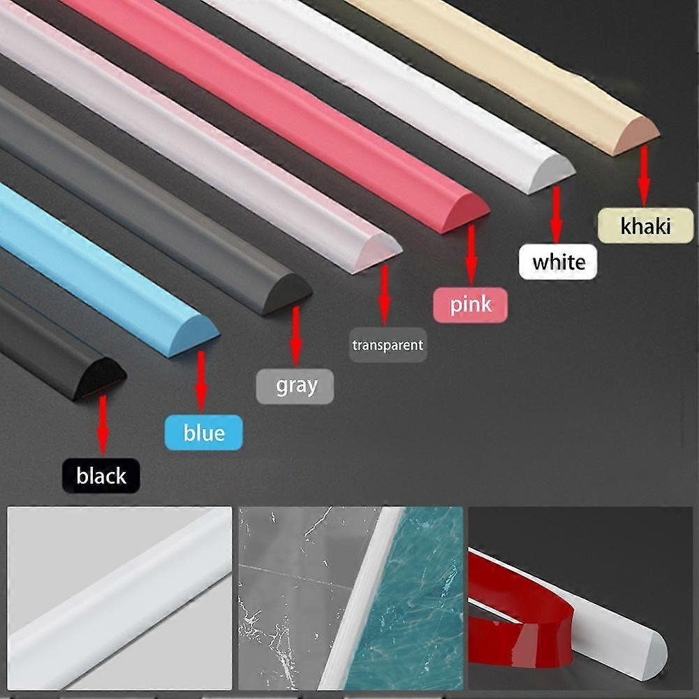 Shower Barrier Water Barrier 50/100/200cm Bendable - Perfect black 200cm-max black 200cm - V1237-ZY-203-4947 Shower Barrier Water Barrier 50/100/200cm Bendable - Perfect black 200cm-max black 200cm - Image 2
