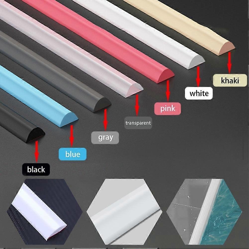 Shower Barrier Water Barrier 50/100/200cm Bendable - Perfect black 200cm-max black 200cm - V1237-ZY-203-4947 Shower Barrier Water Barrier 50/100/200cm Bendable - Perfect black 200cm-max black 200cm - Image 4