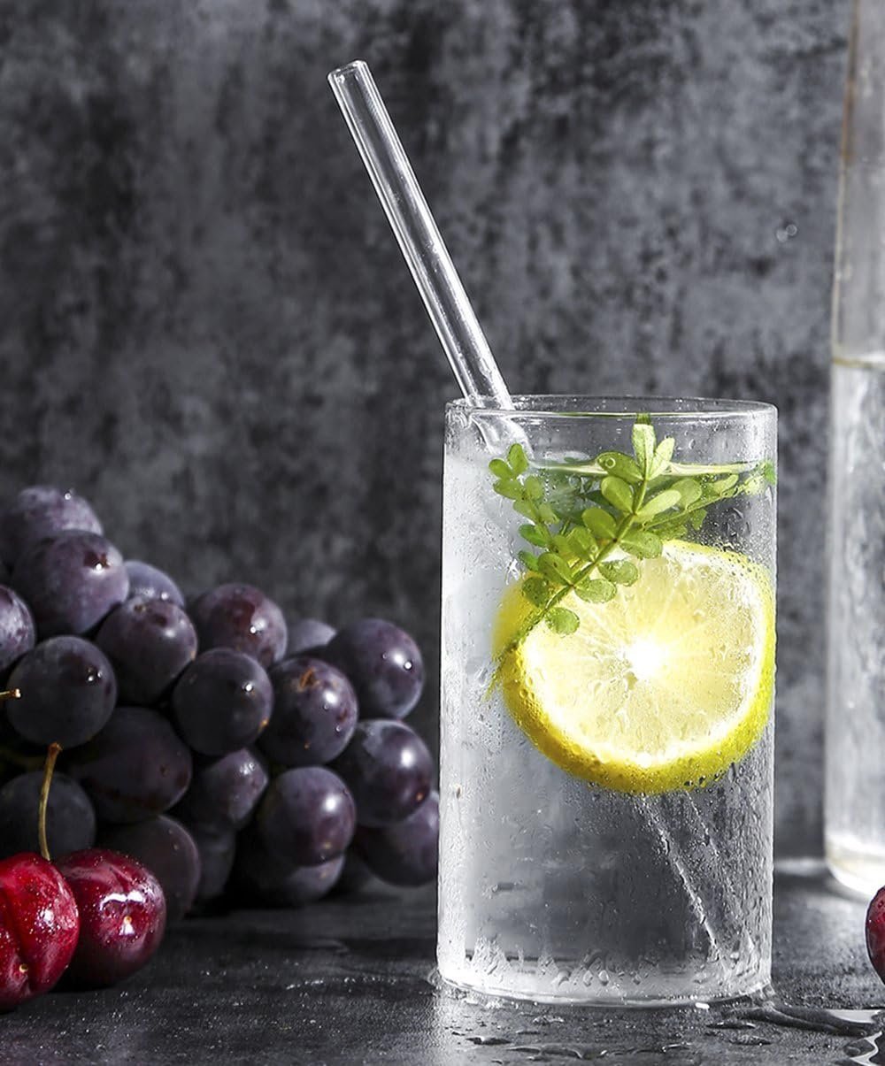 10-Piece Reusable Glass Drinking Straws - 10" x 10 mm - Smoothie Straws for Milkshakes, Frozen Drinks, Smoothies, Bubble Tea - Environmentally Friendly - V1258-DP02-A-18 10-Piece Reusable Glass Drinking Straws - 10" x 10 mm - Smoothie Straws for Milkshakes, Frozen Drinks, Smoothies, Bubble Tea - Environmentally Friendly - Image 4
