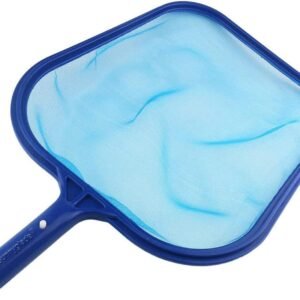 Swimming Pool Cleaner Supplies/Professional Heavy Duty Pool Leaf Rake Fine Mesh Frame Net/Cleaning Leaf Skim Net (17.5x11.8in)