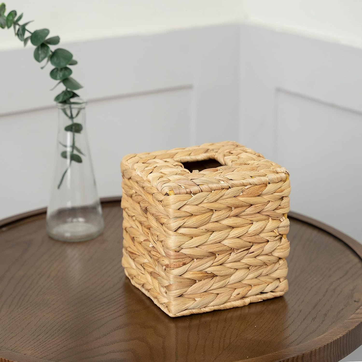 Tissue Box Holder - Square- Rattan Wicker Tissues Cube Box Cover -Boho Decorative Woven Facial Tissue Holder on Table and Barthroom (Square) - V1258-DP02-B-2017 Tissue Box Holder - Square- Rattan Wicker Tissues Cube Box Cover -Boho Decorative Woven Facial Tissue Holder on Table and Barthroom (Square) - Image 5