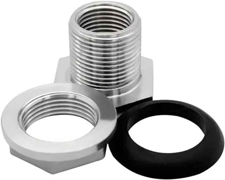 1" Female Bulkhead Water Tank Connector Stainless Steel Thru-bulk Fitting - V1258-DP02-B-3114 1" Female Bulkhead Water Tank Connector Stainless Steel Thru-bulk Fitting - Image 5