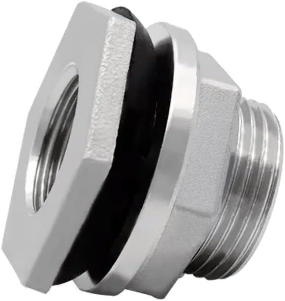 1" Female Bulkhead Water Tank Connector Stainless Steel Thru-bulk Fitting - V1258-DP02-B-3114 1" Female Bulkhead Water Tank Connector Stainless Steel Thru-bulk Fitting - Image 7