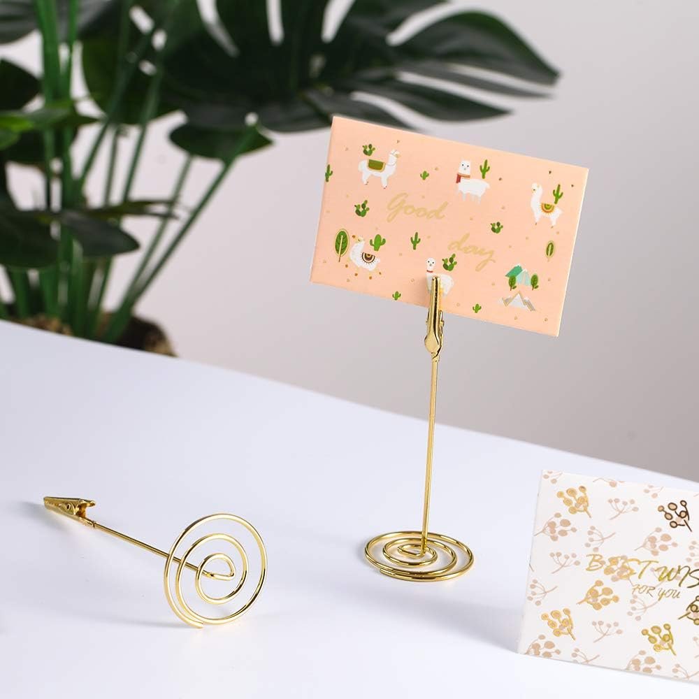12pcs Place Card Holder Memo Holder Clip Photo Holder Table Number Holder - V1258-DP02-B-3315 12pcs Place Card Holder Memo Holder Clip Photo Holder Table Number Holder - Image 3