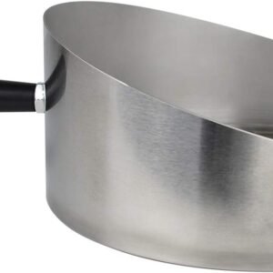 Stainless Steel BBQ Grease Drip Pan 22.5x17.5x8cm - Rotisserie Grill Accessory for Fat Collection