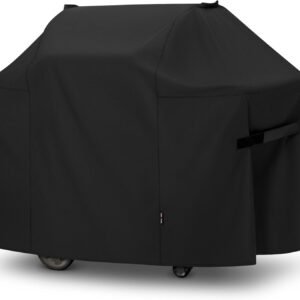 58 Inch Grill Cover for Weber Genesis II, LX 300 Series and Genesis 300 Series Gas Grills, Heavy Duty Waterproof Fade Resistant BBQ Cover, All Weather Protection, Compared to Weber 7130