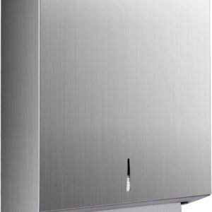 Paper Towel Dispenser Wall Mount - Multifold Trifold Paper Towel Dispensers, Large Capacity Stainless Steel Tissue Holder, Suitable for Bathrooms and Public Places