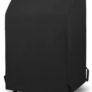 32 Inch Small Grill Cover, Heavy Duty Waterproof 2 Burner Gas BBQ Cover, Compatible with Weber Char-Broil Nexgrill KitchenAid Grills with Both Side Tables Down, All Weather Protection