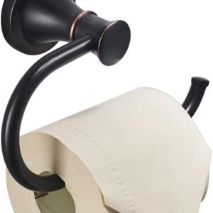 Oil Rubbed Bronze Toilet Tissue Paper Holder Oil Rubbed Bronze Bathroom Accessories Toilet roll Paper Hanger, Wall Mounted, Rustproof