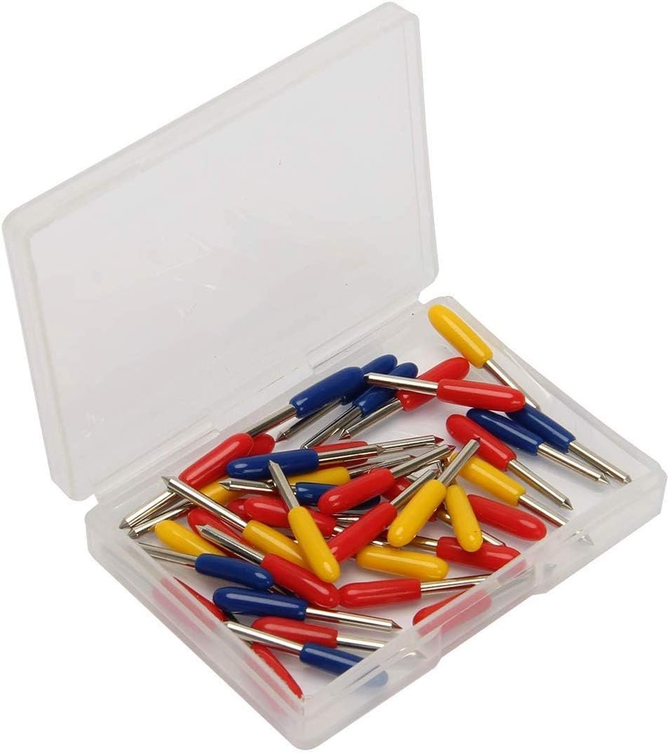 40PCS Replacement Blades for Explore Air/Air 2 Vinyl Cutting Machines, 20PCS 45° Standard + 10PCS 30° + 10PCS 60° Deep Cut Vinyl Fabric Cutting Blades Replacements - V1259-DP01-A-2530 40PCS Replacement Blades for Explore Air/Air 2 Vinyl Cutting Machines, 20PCS 45° Standard + 10PCS 30° + 10PCS 60° Deep Cut Vinyl Fabric Cutting Blades Replacements - Image 7