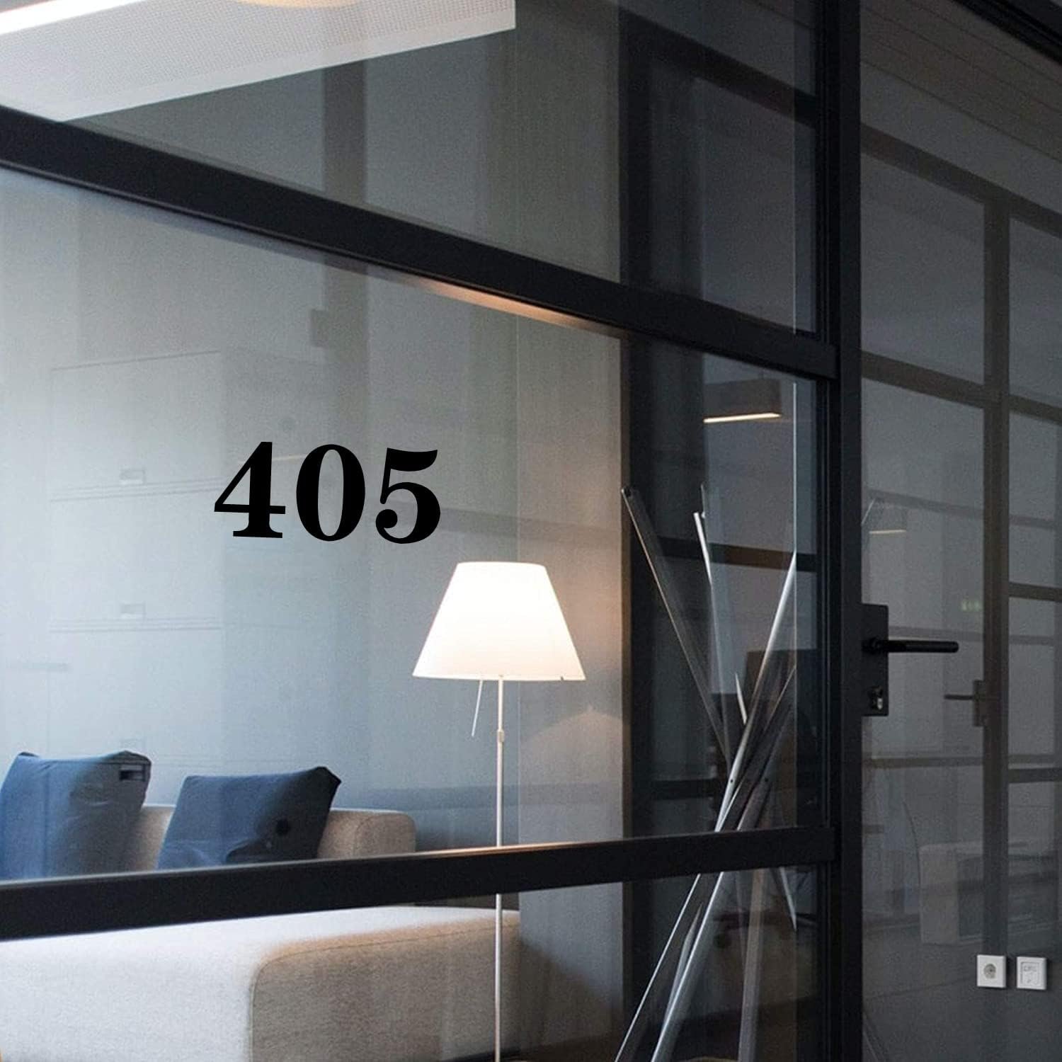4 Inch Numbers Sticker, (0-9, 5 Sets) Modern Number Vinyl Waterproof Number Self Adhesive Sticker for Signs, Door, Cars, Trucks, Home, Business, Address Number (4 inch) - V1259-DP01-A-3094 4 Inch Numbers Sticker, (0-9, 5 Sets) Modern Number Vinyl Waterproof Number Self Adhesive Sticker for Signs, Door, Cars, Trucks, Home, Business, Address Number (4 inch) - Image 3