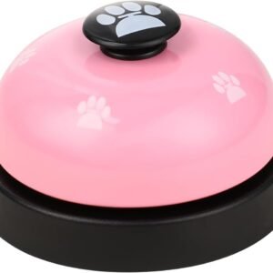 Call Bell Desk Service Bell Front Desk Service Bell Metal Hotel Bell Customer Service Bells Loud Game Pet Training Bell for Restaurant Hotels Kitchen Bar Party Office Pink