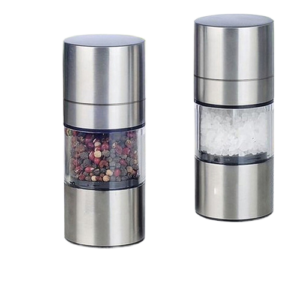 Stainless Steel Manual Salt Pepper Mill Grinder Portable Kitchen Muller Tool
