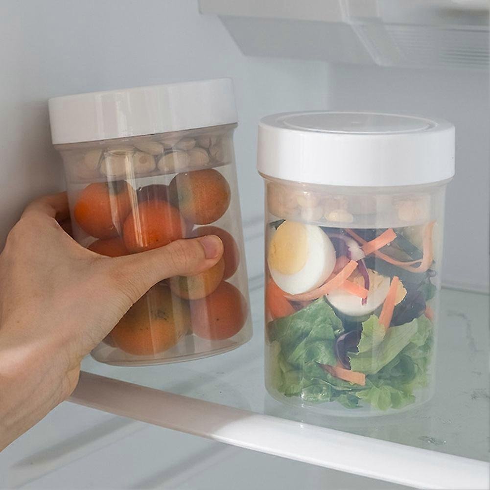 750ml Plastic Salad Jar with Built-in Dressing Cup Leakproof Lunch Box - V1263-JX-319 750ml Plastic Salad Jar with Built-in Dressing Cup Leakproof Lunch Box - Image 4