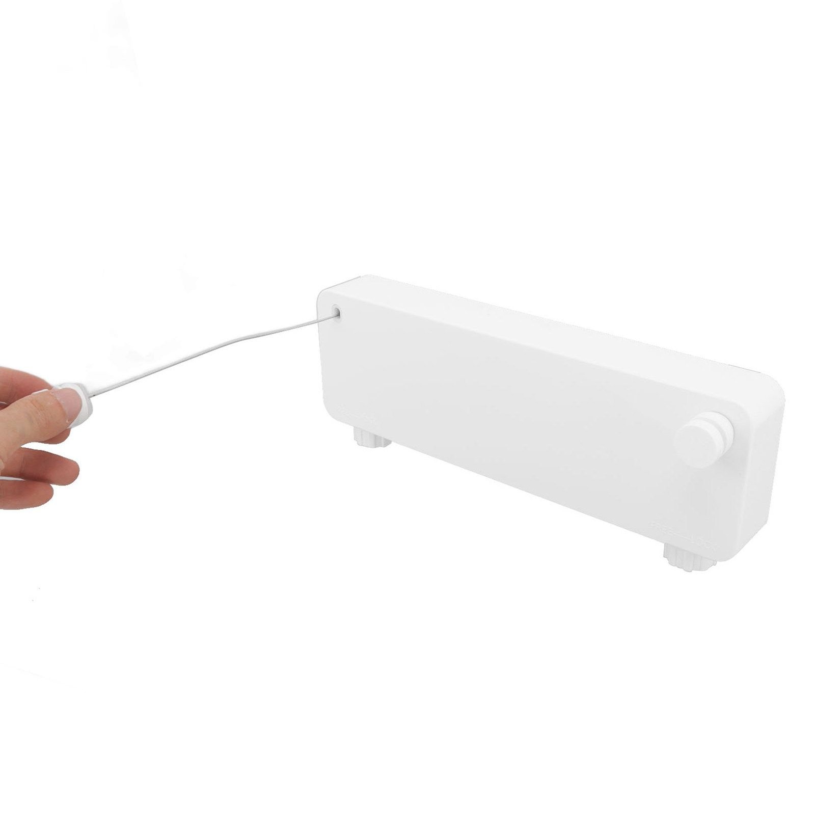 Retractable Clothesline 5.2 Meters Space Saving Safety Design Clothes Drying Line for Bathrooms Balconies White - V1294-YM0626-3117220291811 Retractable Clothesline 5.2 Meters Space Saving Safety Design Clothes Drying Line for Bathrooms Balconies White - Image 10