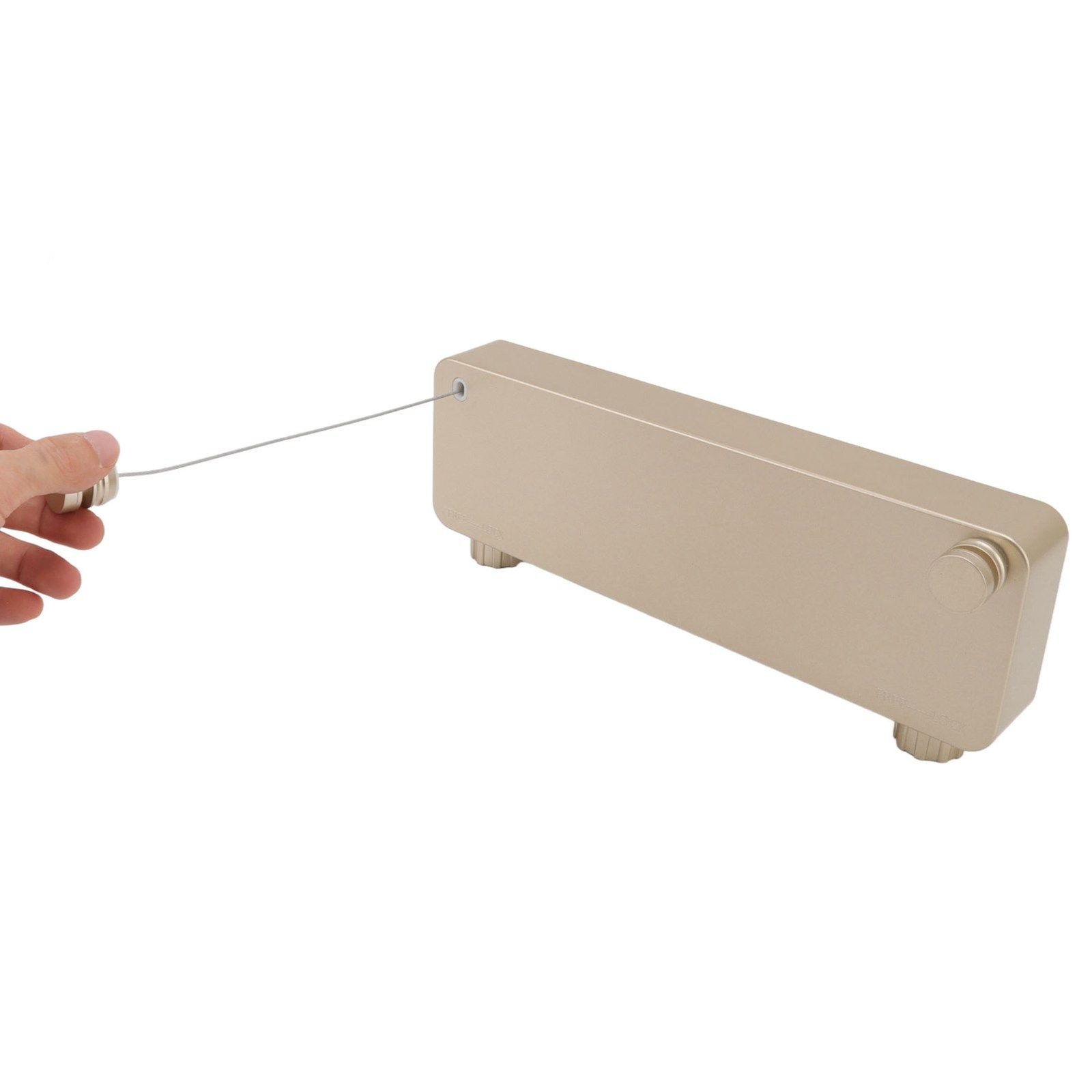 Retractable Clothesline 5.2 Meters Space Saving Safety Design Clothes Drying Line for Bathrooms Balconies Gold - V1294-YM0626-3117220291813 Retractable Clothesline 5.2 Meters Space Saving Safety Design Clothes Drying Line for Bathrooms Balconies Gold - Image 10