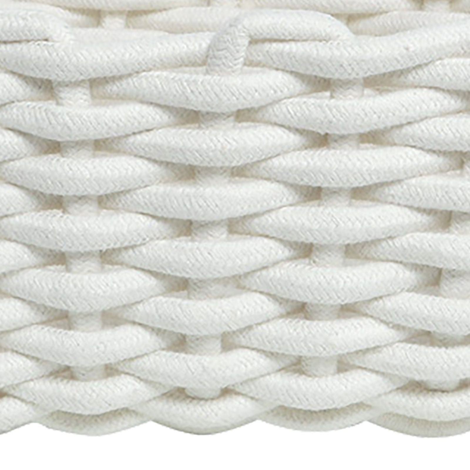 Cotton Rope Storage Basket Hand Knitting Nordic Style Desktop Storage Organizer for Key Snacks Underwear White 30x22x14cm/11.8x8.7x5.5in - V1294-YM0626-3117220295112 Cotton Rope Storage Basket Hand Knitting Nordic Style Desktop Storage Organizer for Key Snacks Underwear White 30x22x14cm/11.8x8.7x5.5in - Image 8