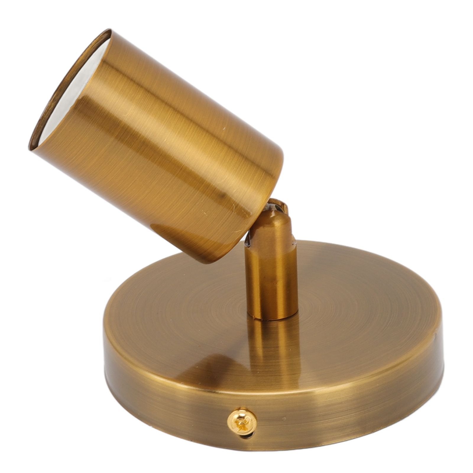 E27 E26 Wall Lamp Base 180 Degrees Up and Down Adjustable Iron Decoration Bulb Socket for Bedroom Living Room Gold - V1294-YM0626-3119220171812 E27 E26 Wall Lamp Base 180 Degrees Up and Down Adjustable Iron Decoration Bulb Socket for Bedroom Living Room Gold - Image 6