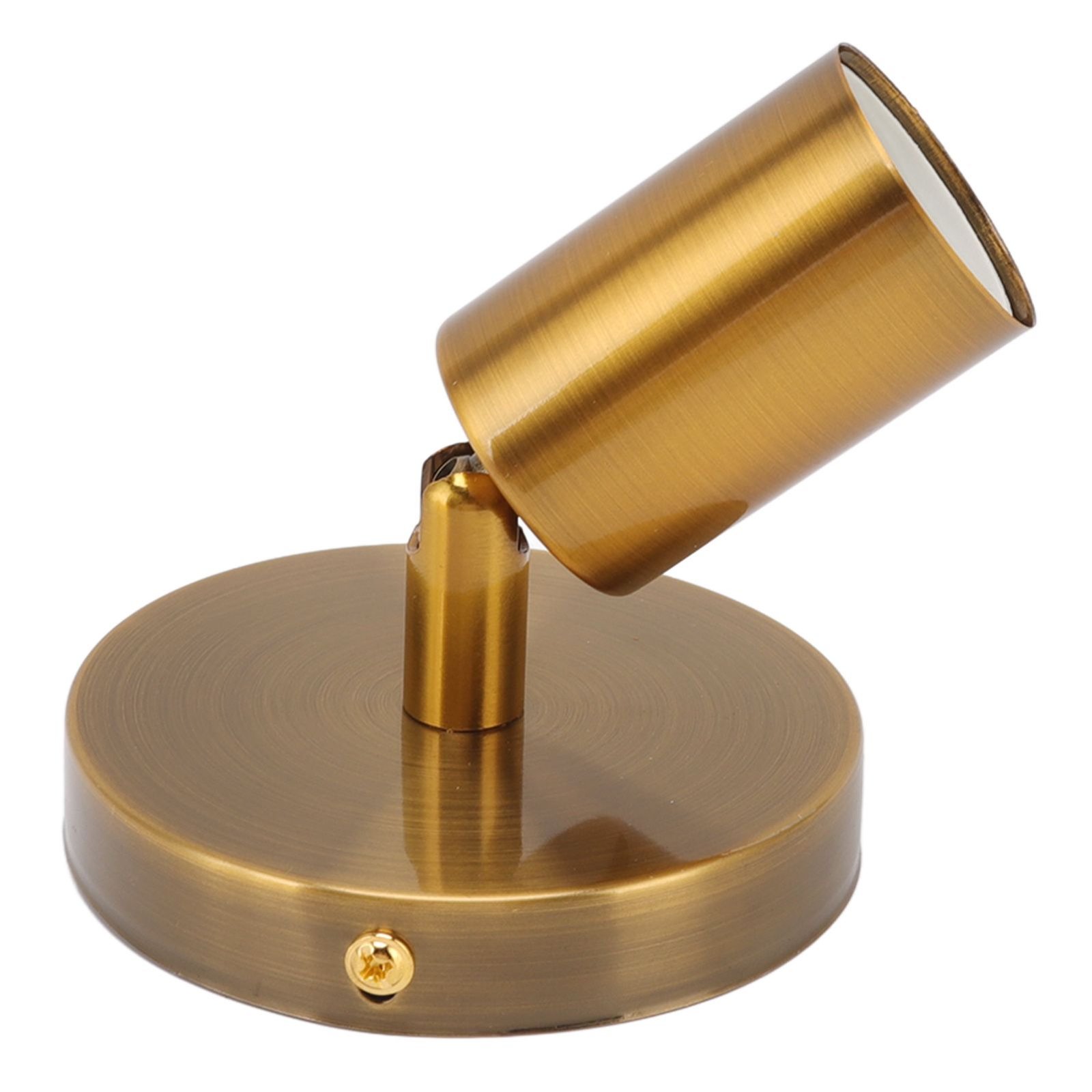 E27 E26 Wall Lamp Base 180 Degrees Up and Down Adjustable Iron Decoration Bulb Socket for Bedroom Living Room Gold - V1294-YM0626-3119220171812 E27 E26 Wall Lamp Base 180 Degrees Up and Down Adjustable Iron Decoration Bulb Socket for Bedroom Living Room Gold - Image 7
