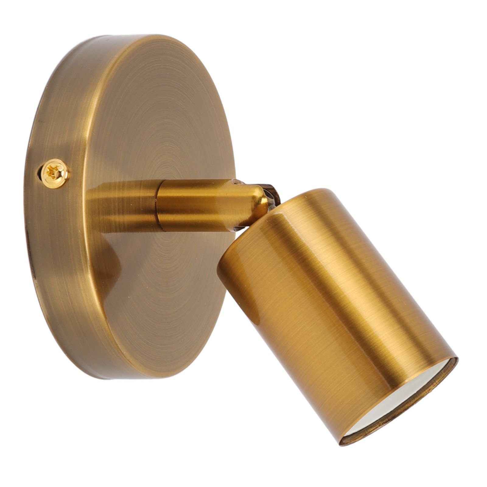E27 E26 Wall Lamp Base 180 Degrees Up and Down Adjustable Iron Decoration Bulb Socket for Bedroom Living Room Gold - V1294-YM0626-3119220171812 E27 E26 Wall Lamp Base 180 Degrees Up and Down Adjustable Iron Decoration Bulb Socket for Bedroom Living Room Gold - Image 8