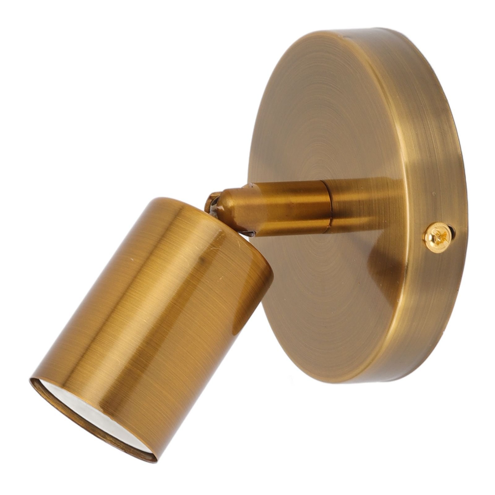 E27 E26 Wall Lamp Base 180 Degrees Up and Down Adjustable Iron Decoration Bulb Socket for Bedroom Living Room Gold - V1294-YM0626-3119220171812 E27 E26 Wall Lamp Base 180 Degrees Up and Down Adjustable Iron Decoration Bulb Socket for Bedroom Living Room Gold - Image 10