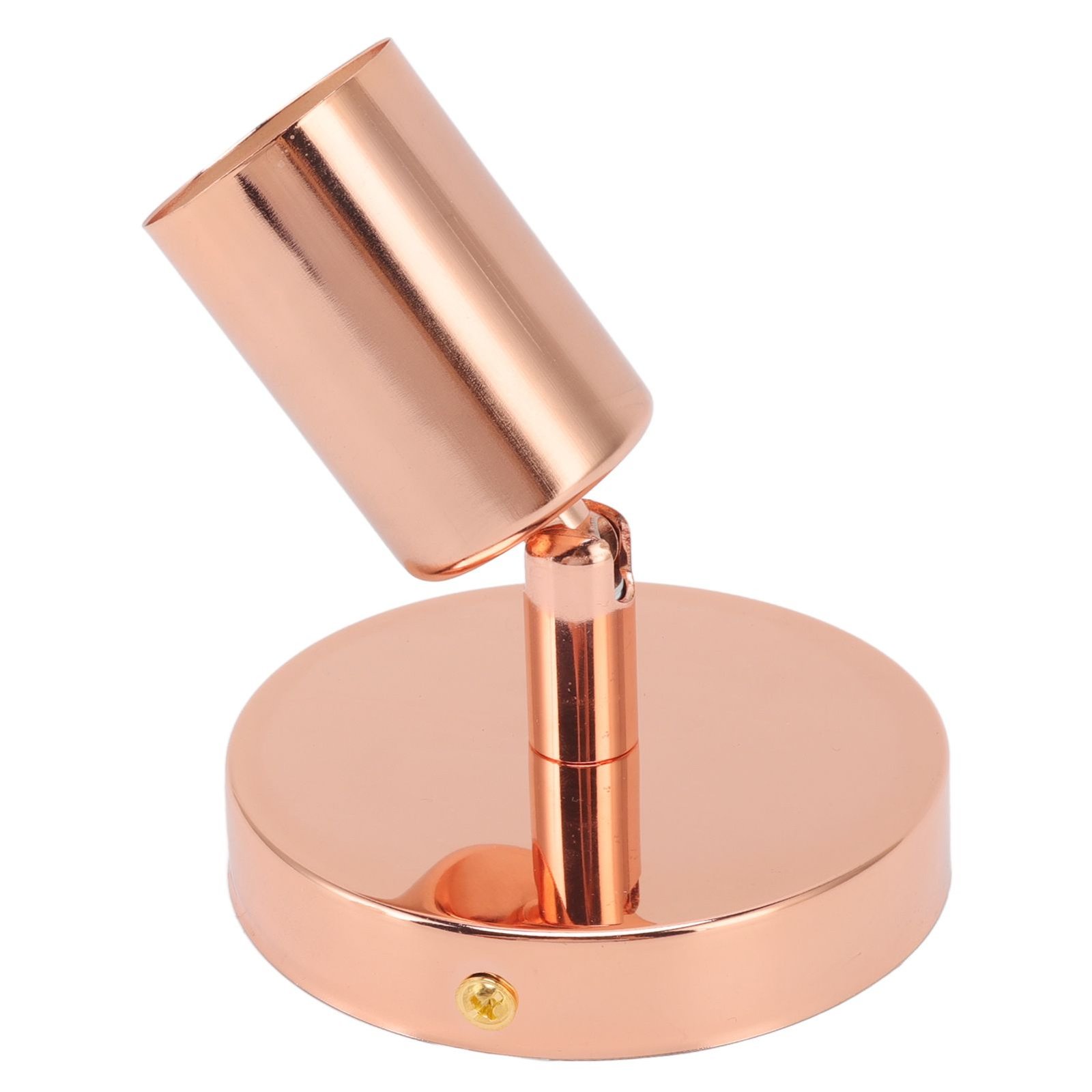 E27 E26 Wall Lamp Base 180 Degrees Up and Down Adjustable Iron Decoration Bulb Socket for Bedroom Living Room Rose Gold - V1294-YM0626-3119220171813 E27 E26 Wall Lamp Base 180 Degrees Up and Down Adjustable Iron Decoration Bulb Socket for Bedroom Living Room Rose Gold - Image 6