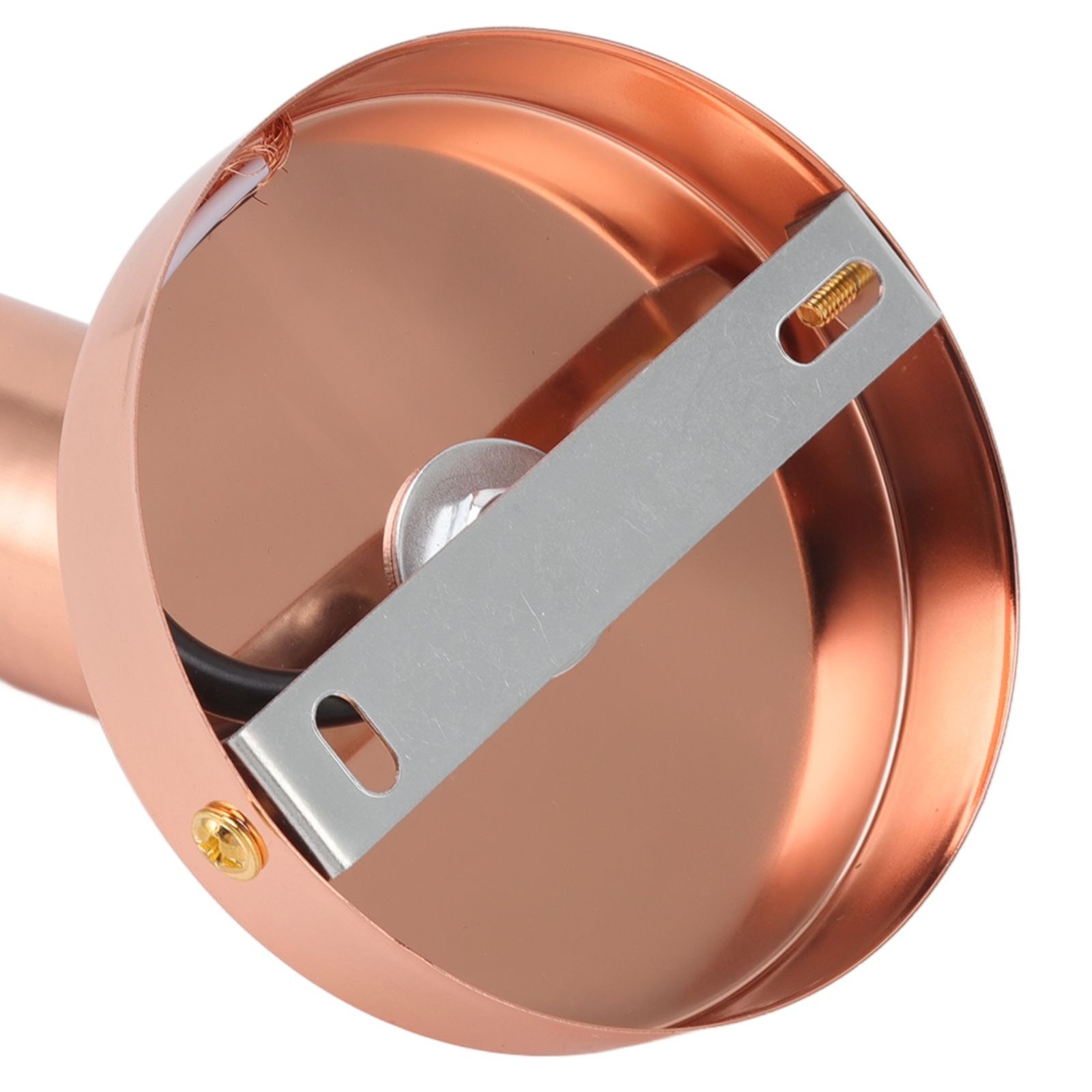 E27 E26 Wall Lamp Base 180 Degrees Up and Down Adjustable Iron Decoration Bulb Socket for Bedroom Living Room Rose Gold - V1294-YM0626-3119220171813 E27 E26 Wall Lamp Base 180 Degrees Up and Down Adjustable Iron Decoration Bulb Socket for Bedroom Living Room Rose Gold - Image 15