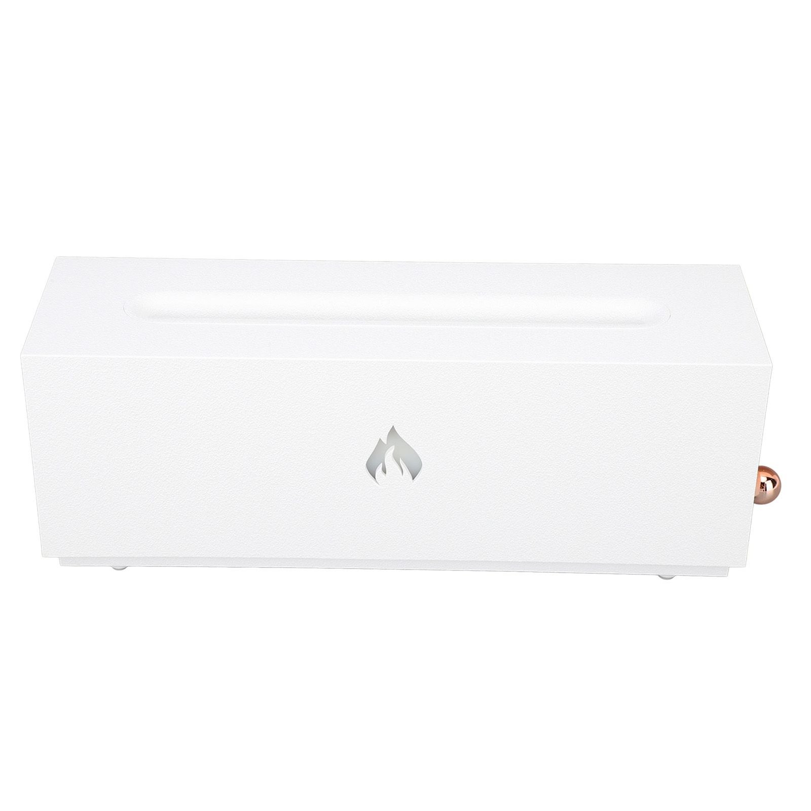 Flame Air Diffuser 3D Fireplace Appearance Multi Colored Fire Automatic Power Off Protection 320ml Silent Flame Mist Air Humidifier for Bedroom Office White - V1294-YM0710-3113230319612 Flame Air Diffuser 3D Fireplace Appearance Multi Colored Fire Automatic Power Off Protection 320ml Silent Flame Mist Air Humidifier for Bedroom Office White - Image 2