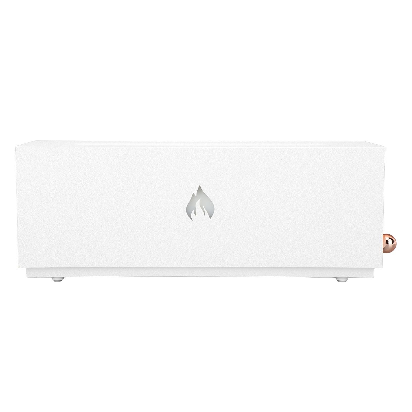 Flame Air Diffuser 3D Fireplace Appearance Multi Colored Fire Automatic Power Off Protection 320ml Silent Flame Mist Air Humidifier for Bedroom Office White - V1294-YM0710-3113230319612 Flame Air Diffuser 3D Fireplace Appearance Multi Colored Fire Automatic Power Off Protection 320ml Silent Flame Mist Air Humidifier for Bedroom Office White - Image 3